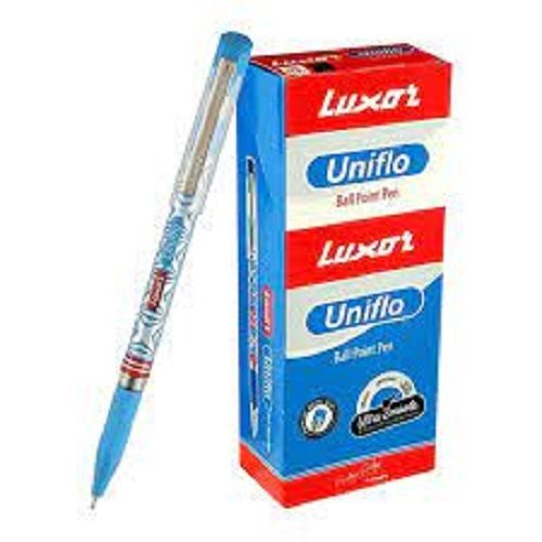 Lightweight Leakproof And Comfortable Grip Smooth Writing Plastic Luxot Blue Ball Pen 