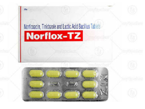 Norfloxacin And Tinidazole Tablets, Pack Of 10 Tablet General Medicines