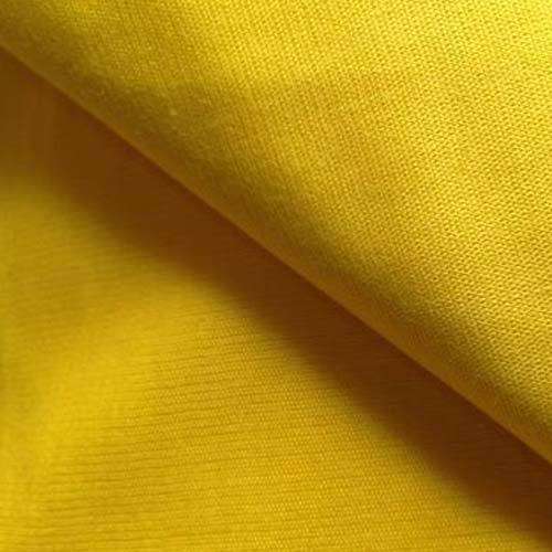 Smooth Comfortable Skin Friendly Lightweight Yellow Dyed Cotton Fabric Density: 1.54 - 1.56 Kilogram Per Cubic Meter (Kg/M3)