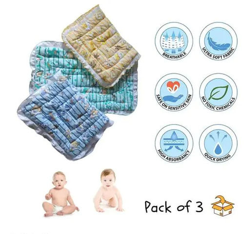 Blue Unique Crib Mattress Protection