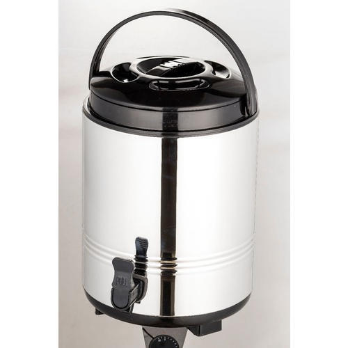 White And Black 5 Liter Capacity Round Shape Stainless Steel Tea Kettle 