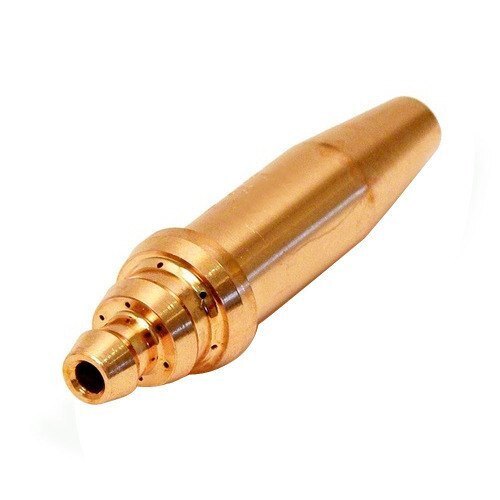 60 Gm Weight Golden Polished Finish Copper Brass 10 Inch Size Gas Cutting Nozzles 