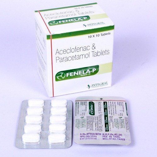 Aceclofenac Paracetamol Tablet,10X10 Tablets Age Group: Adult