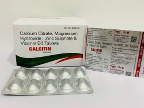 Calcitin Tablets Ingredients: Calcium Citrate