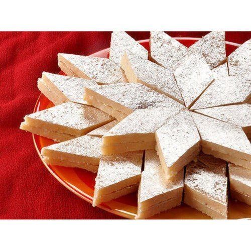 Delicious Mouth Melting Healthy Tasty Soft Sweet Easy To Digest Plain Kaju Katli Size: Regular