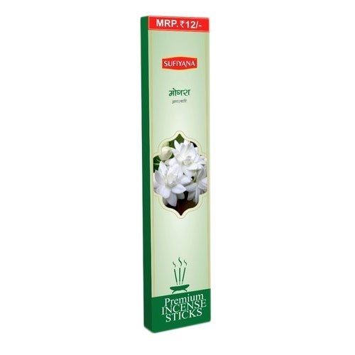 Eco Friendly Natural Fresh And Low Smoke Mogra Fragrance Agarbatti  Burning Time: 5-10 Minutes