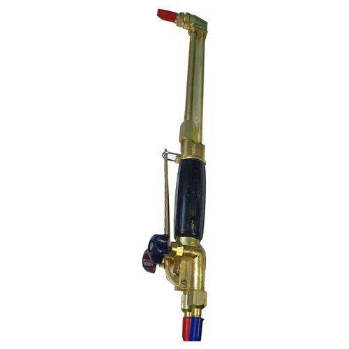 Stepper Motor Golden And Black 1.2 Kg And 300 Mm Width Lpg Gas Type Brass Gas Cutting Torch 