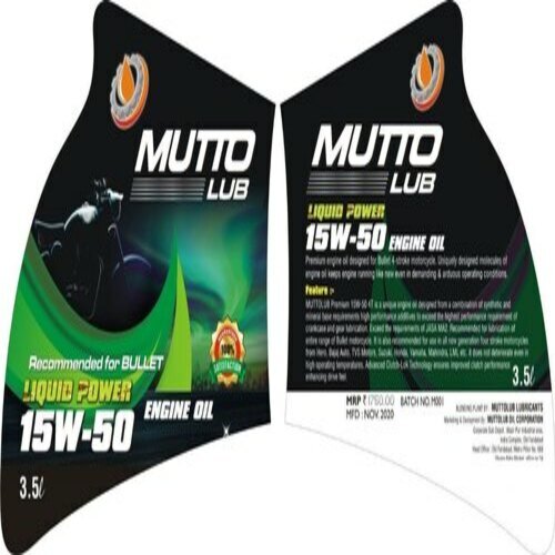 उच्च प्रदर्शन तेल और उत्कृष्ट स्थिरता 3.5 एल मट्टो लूब बुलेट इंजन तेल आवेदन: ऑटोमोबाइल उद्योग