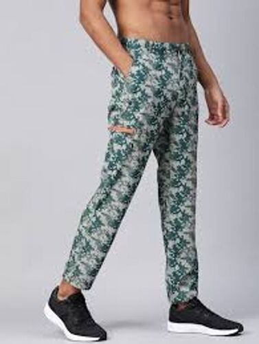 Highly Attractive Comfortable And Easy Wear Men'S Floral Green Trousers