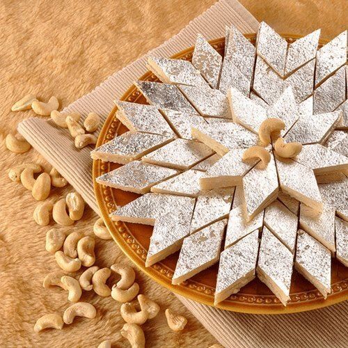 Mouth Melting Healthy Tasty Soft Sweet And Easy To Digest Yummy Kaju Katli Shelf Life: 8 Days