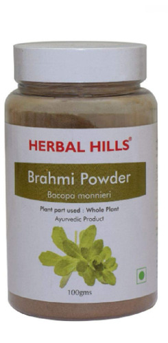 Herbal Hills Brahmi Powder For Healthy Hair And Memory Booster With Pack Of  100 Gram at Best Price in Delhi | Ram Brothers