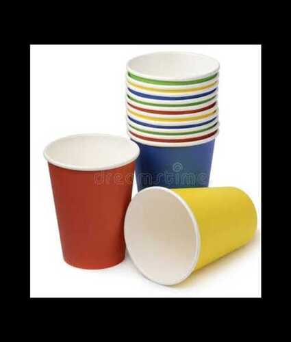  कॉफी, कोल्ड ड्रिंक और चाय के उपयोग के लिए पेपर कप, विभिन्न रंगों में उपलब्ध 