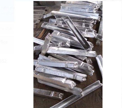 Silver Rust Proof Rectangular Shape 93% Purity Aluminium Ingots 18 Kilogram Size