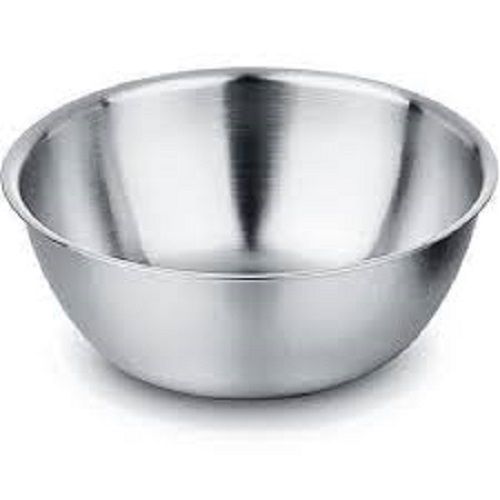 Polished Scratch Resistance Durable Long Lasting Strong Silver Stainless Steel Bowl