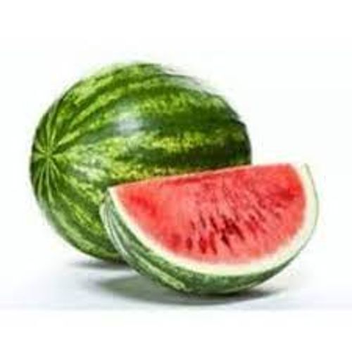 Watermelon - Normal Size, Green Color | Sweet and Juicy, Highly Nutritious Refreshing Treat with Vitamins A and C, 90% Hydration