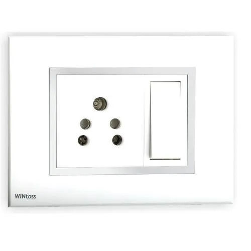 White Modular Poly Carbonate Electrical Switch Board For Electrical Fitting Use Rated Voltage: 230 Volt (v)