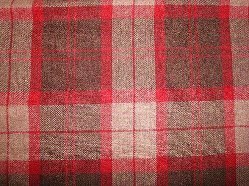 Washable Breathable Skin Friendly Wrinkle Free Smooth Durable Brown Checked Woollen Yarn Dyed Fabric