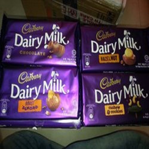 Brown Delicious Tasty Mouthwatering And Good Source Of Calcium Dairy Milk Chocolate