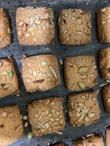 Mouth Watering Taste Healthy Crunchy And Sweet Butter Almond Biscuits