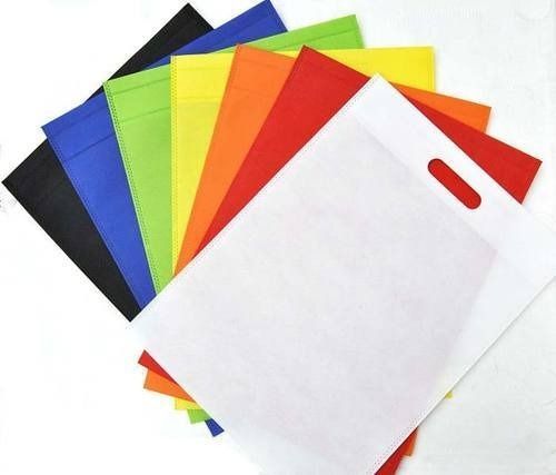 Multi Color Nylon Drawstring Embossing Plain Non Woven Carry Bags For Shopping  Bag Size: 10X14 Inch