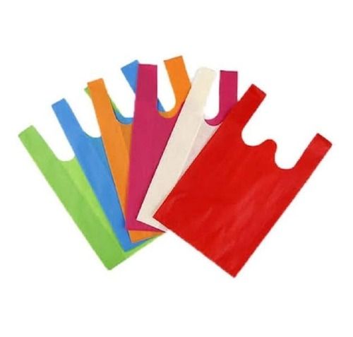 Multi Color Plain Non Woven W Cut Carry Bag With 10X15 Inch Size For Grocery Use Handle Material: Nylon