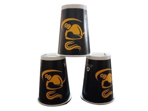 Pack Of 100 Printed Disposable Party Paper Cups For Hot & Cold Beverages, 200Ml Size: 200 Ml