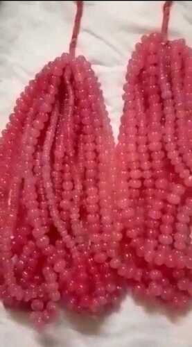 Skin Friendly And Light Weight Beautiful Pink Artificial Stones Beads