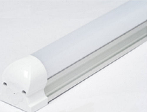 LED Tube Light - Aluminum Body, Longitudinal Shape, White Color | Electric Power Source, Corrosion Resistant, Ideal for Homes and Hotels