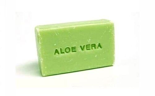 1% Moisture Green Rectangular Herbal Aloe Vera Soap