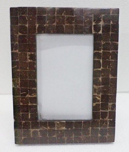 Rectangle Beautiful Designs And Elegant Look Brown Rectangular Metal Photo Frame 