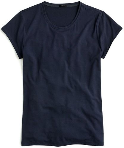 Blue Half Sleeves Washable And Comfortable Plain Mens Cotton T Shirt 