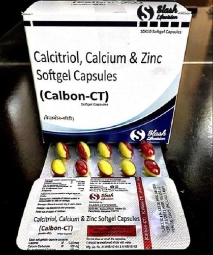 Calcitriol, Calcium & Zinc Softgel Capsules Application: Industrial