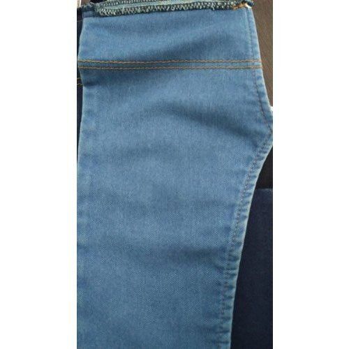 Casual Wear Breathable Skin Friendly Easy To Wear Blue Plain Denim Jeans Fabric For Men  Age Group: >16 Years