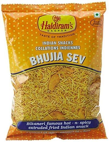 Delicious Delightful Snack Crispy Crunchy And Spicy Haldiram Bhujia Sev 200G Processing Type: Fried