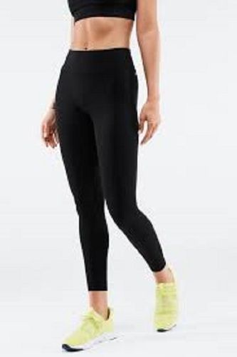 Indian Ladies Breathable And Fashionable Stylish Plain Black Legging