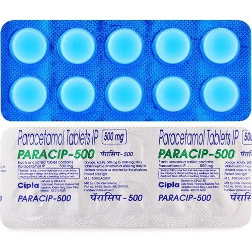 Paracip 500 Tablet, 10'S General Medicines