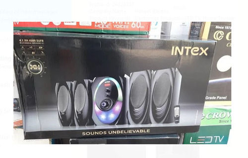 Power 30 Watt Sounds Unbelievable Intex It-4500 4.1 Black Speaker 