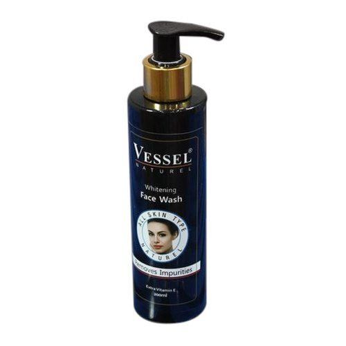 Soft Smooth Glowing Skin And Nourishment Natural Vessel Whiting Face Wash Gel Ingredients: Chemicals