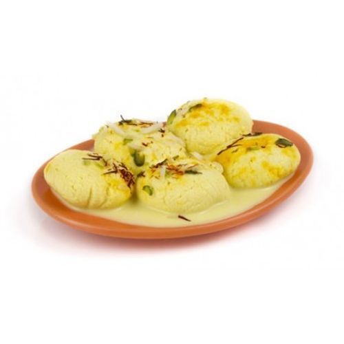 Sweet Traditional Luscious Cheese Discs With Milk Solids And Steeped In Sugar Rasmalai 