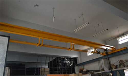 Yellow Double Girder Hand Operated Travelling (Hot) Crane Color Code: Customer Choice