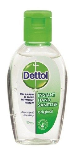 50 Ml, Kills 99.99% Germs And Bacteria Rinse Free Liquid Hand Sanitizer 