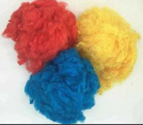 Breathable Soft And Durable Lightweight Red Blue Yellow Staple Fiber