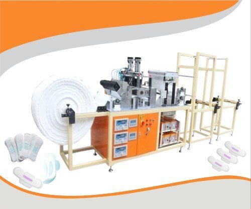 Energy Efficient Long Lasting Fully Automatic Sanitary Pad Making Machine