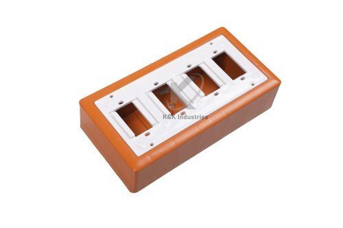 Plastic High Efficient Long Lasting Term Service Rectangular Pvc Electrical White Switch Box