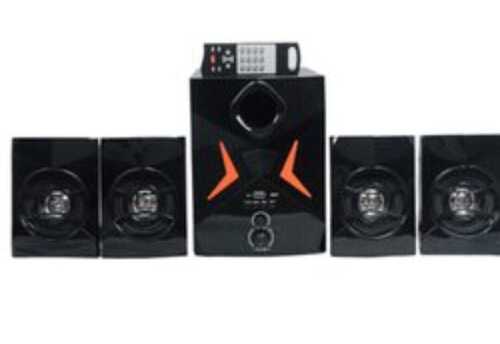 Black High Performance Wireless Highly Durable Waterproof Home Theater Speaker