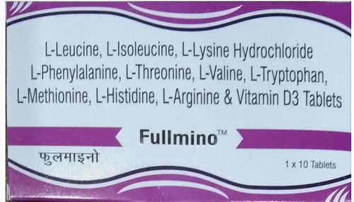 Hydrochloride L-Phenylalanine And Fullmino Vitamin D3 Tablets Pack Of 1 X10