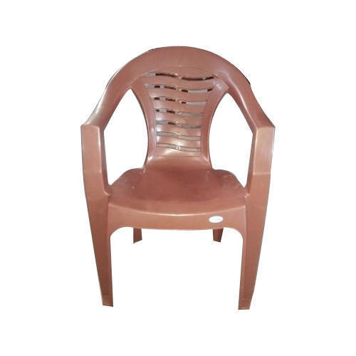 Light Wight Comfortable Unbreakable Easy To Clean And Move Brown Plastic Chair  Dimension(L*W*H): 50 X 10 X 10 Centimeter (Cm)  Centimeter (Cm)