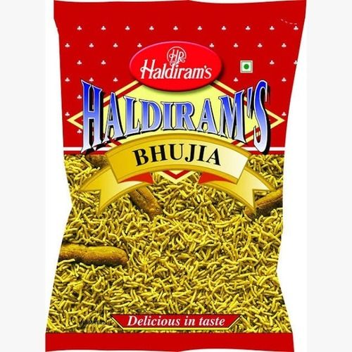 Pack Of 25Gram Tasty And Spicy For Tea Time Haldiram Bhujia Namkeen  Carbohydrate: 5 Grams (G)