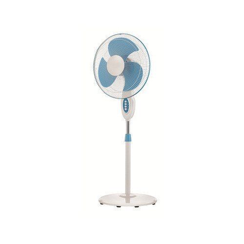 White Powerful And Quiet Cooling Easy Breezy Soft Airflow Complete Accessories Pedestal Fan