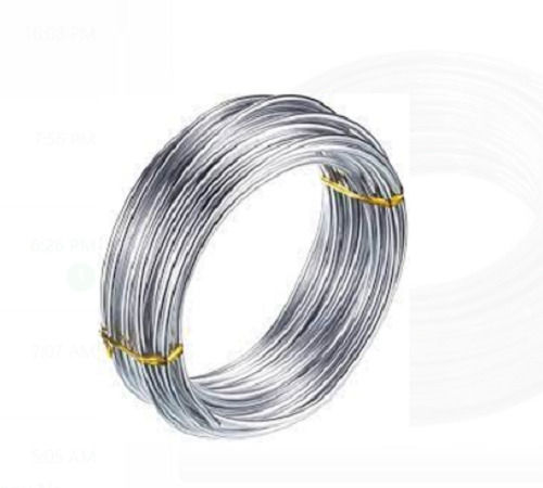 Round Shape Rustproof 3 Mm Thickness Silver Color Aluminum Welding Wire  Dimensions: 8 Millimeter (Mm)